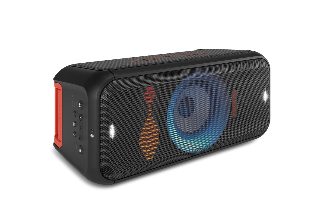 LG XBOOM Portable Party Bluetooth Speaker With Pixel LED & Multi-Colour Ring Lighting, XL7S