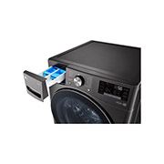 LG 21kg Front Loader Washer with AI DD™ & Steam in Black Finish, F0P2CYV2E