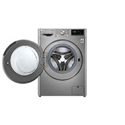 LG 10.5kg Front Loader Washer with AI DD™ & Steam in Stainless Finish, F4V5RYP2T