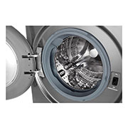 LG 10.5kg Front Loader Washer with AI DD™ & Steam in Stainless Finish, F4V5RYP2T