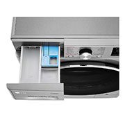 LG 10.5kg Front Loader Washer with AI DD™ & Steam in Stainless Finish, F4V5RYP2T