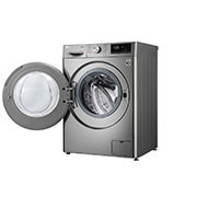 LG 10.5kg Front Loader Washer with AI DD™ & Steam in Stainless Finish, F4V5RYP2T