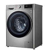 LG 10.5kg Front Loader Washer with AI DD™ & Steam in Stainless Finish, F4V5RYP2T