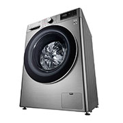 LG 10.5kg Front Loader Washer with AI DD™ & Steam in Stainless Finish, F4V5RYP2T