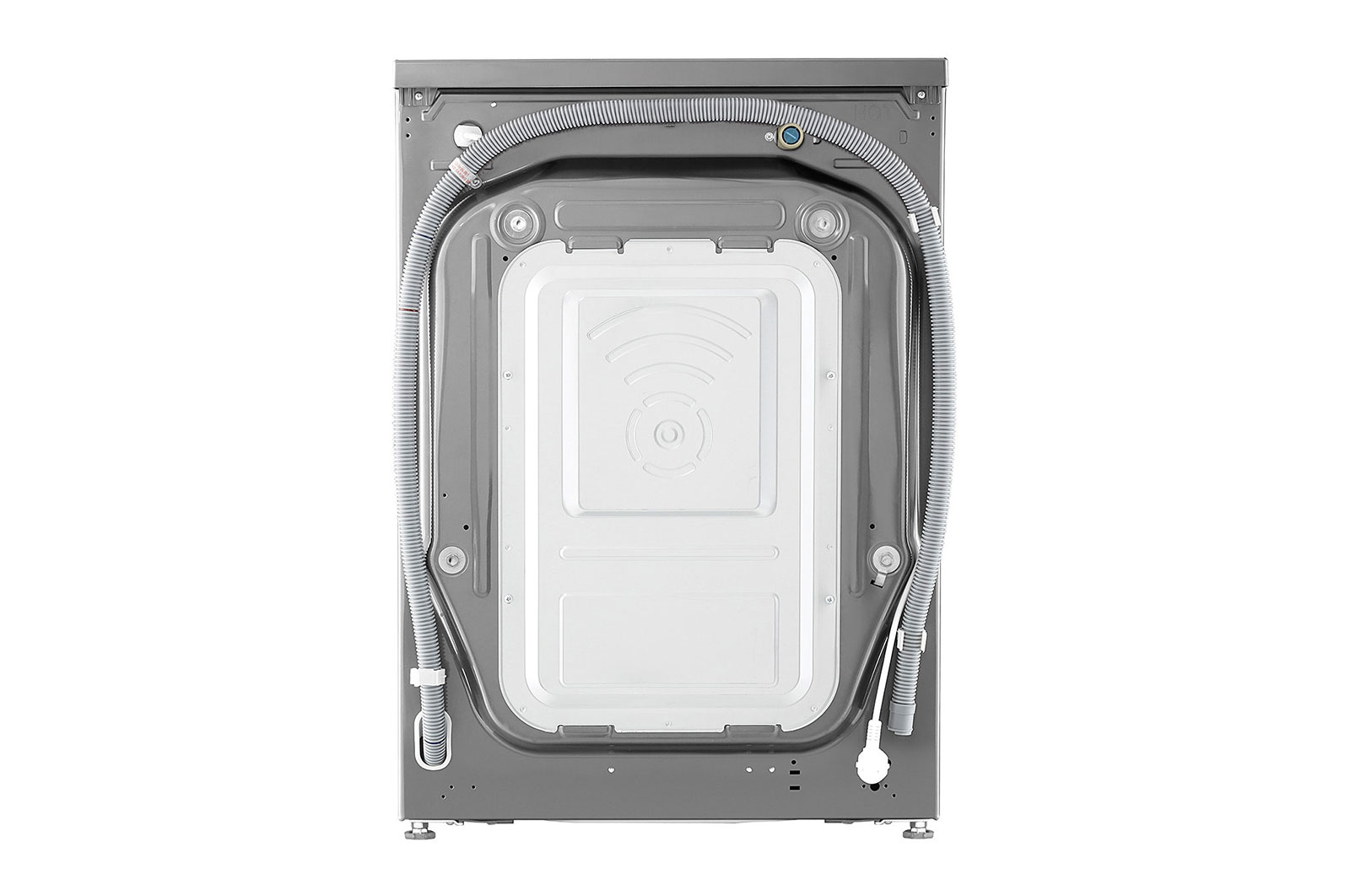 LG 10.5kg Front Loader Washer with AI DD™ & Steam in Stainless Finish, F4V5RYP2T