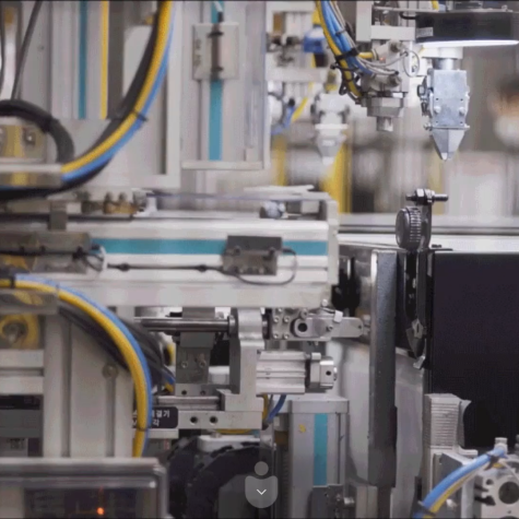 The appearance of products being produced at LG's factory.